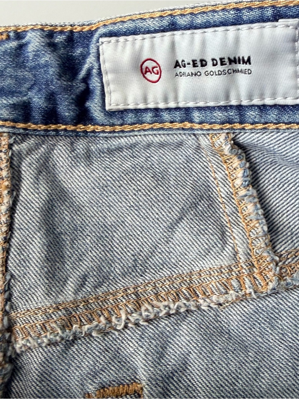 AG The Emery High Rise Denim Skirt Size 29 - Picture 4 of 7